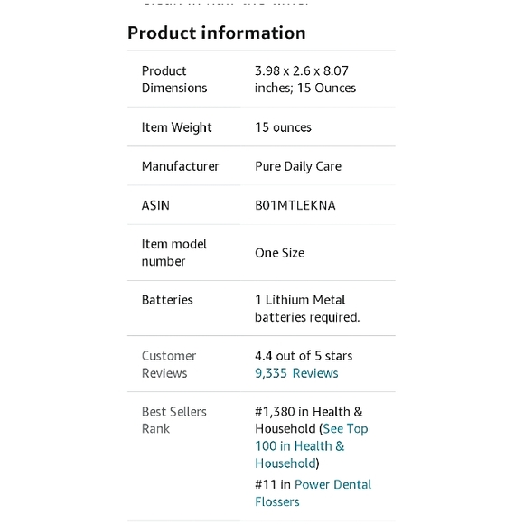 🎁 AquaSonic Aqua Flosser, Three (3) Modes, Four (4) Nozzle Tips Travel Bag NWT - Picture 10 of 16